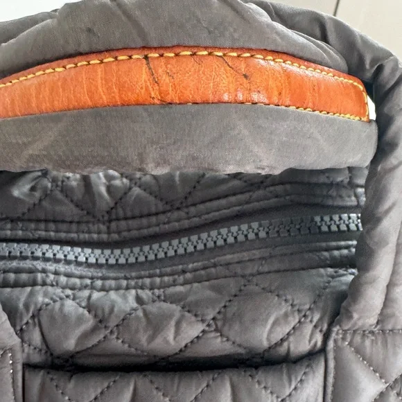 MZ Wallace Women's Quilted Gray Sutton Deluxe Crossbody Bag - Picture 6 of 15